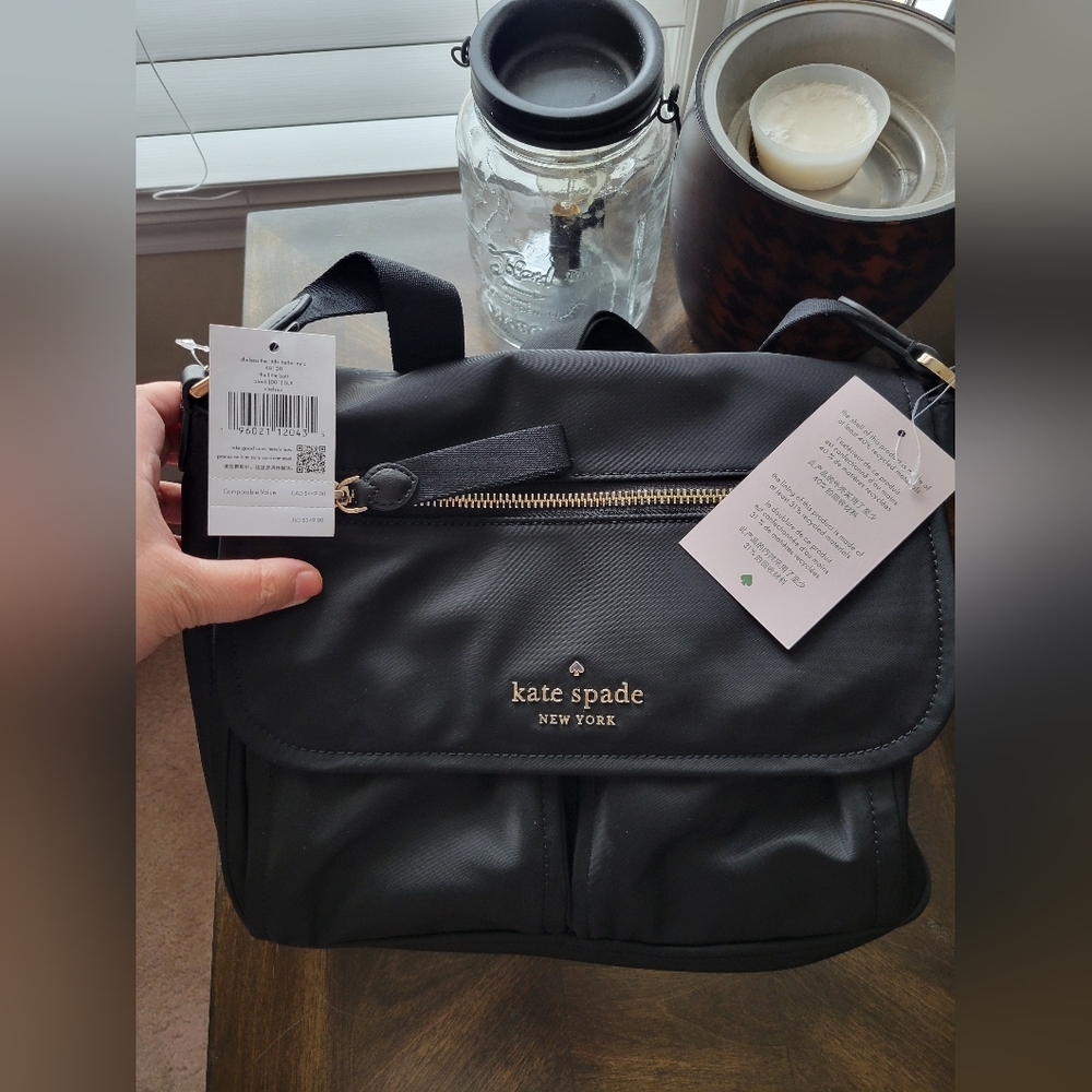 Kate Spade Chelsea Nylon Flap Messenger Bag